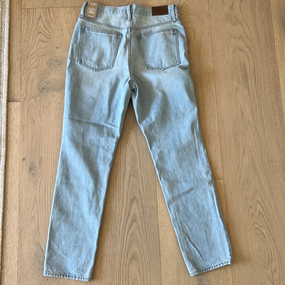 Madewell Classic straight full length light wash size 29 - Picture 7 of 7